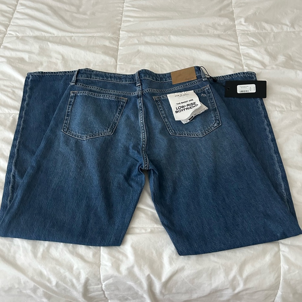 NWT Rag and Bone Featherweight Dre Low Rise Baggy Boyfriend Jeans - Picture 5 of 6